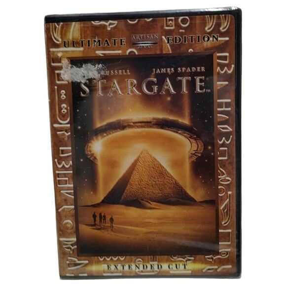 Vntg Stargate 1994 Dvd Ultimate Edition Extended Cut Kurt Russell Movie Action - Picture 15 of 15